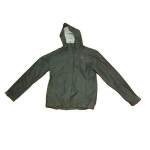 The North Face Stow Womens Size S/P Dark Gray Vented Rain Jacket